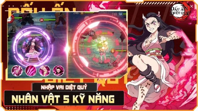 Nhập vai diệt quỷ - Nhân vật 5 kỹ năng