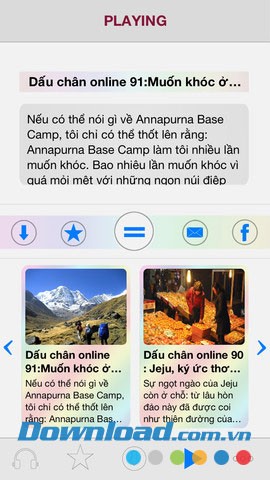 Dấu chân online for iOS