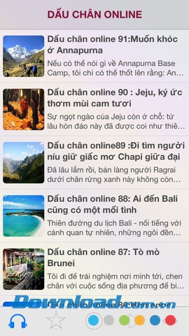 Dấu chân online for iOS
