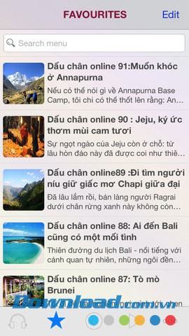 Dấu chân online for iOS