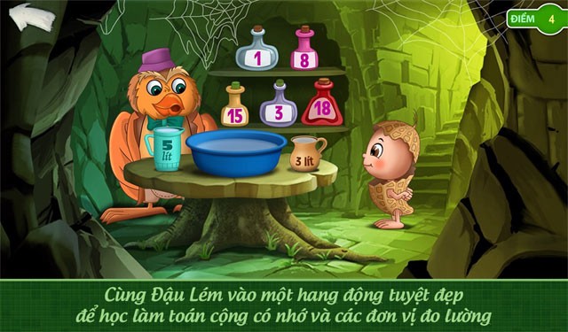 Làm Toán lớp 2 cùng Đậu Lém Phiêu lưu ký