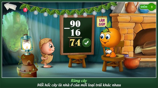 Mỗi hốc cây là nhà ở của mỗi loại trái khác nhau