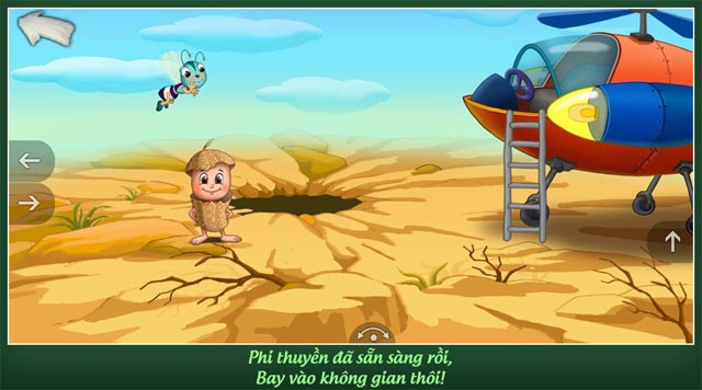 Lên phi thuyền bay vào không gian