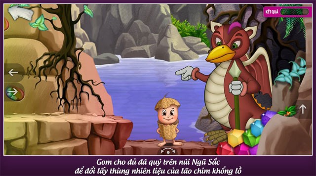 Gom đá quý đổi với chim khổng lồ
