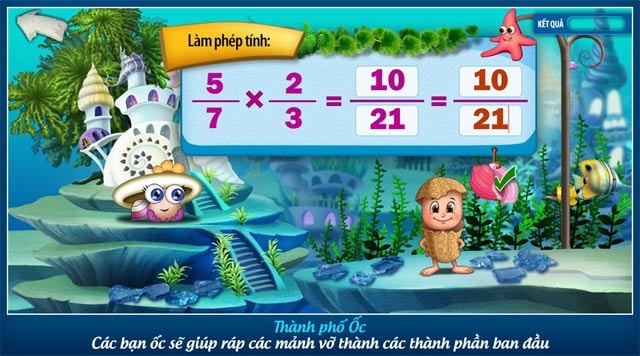 Làm phép tính cùng Đậu Lém