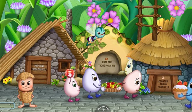 Tải Đậu Lém Phiêu lưu ký - Toán lớp 1 để học phép cộng, phép trừ trong phạm vi 10