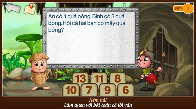 Làm quen với các bài toán có lời văn