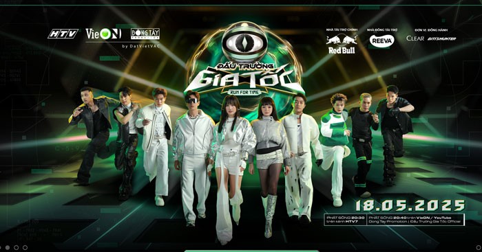 Poster chương trình Đấu trường gia tốc