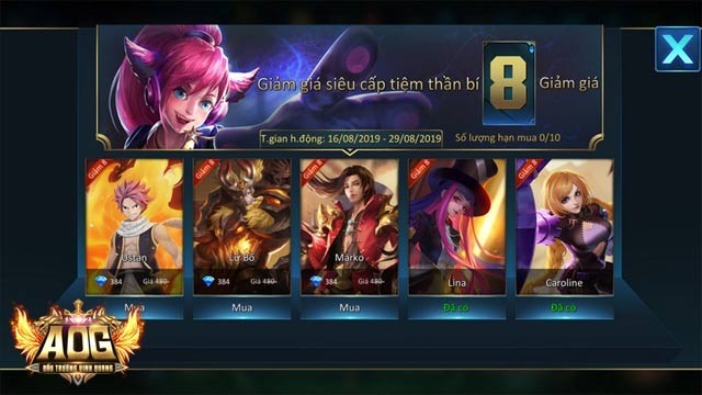 Cập nhật cửa hàng thần bí