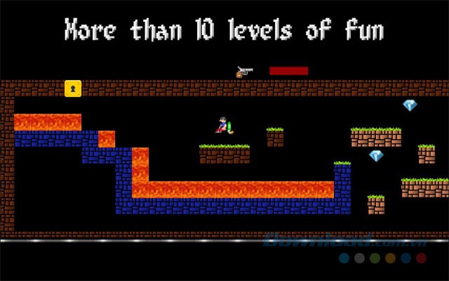 Chinh phục 10 level trong Dave in Danger