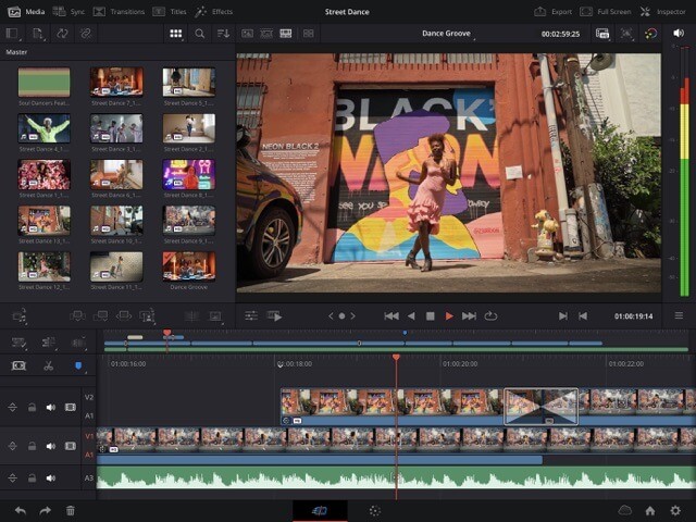 DaVinci Resolve cho iPad kết hợp chỉnh sửa và hiệu chỉnh màu