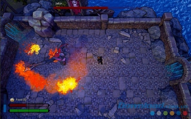 Giao diện chính của game nhập vai phiêu lưu hành động Davyria: Heroes of Eternity cho máy tính