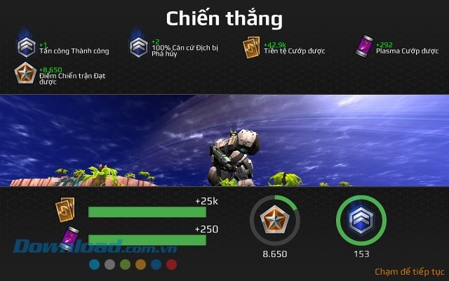 Giải thưởng trong game Dawn of Steel