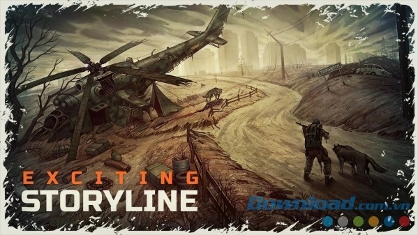 Day R Premium cho Android sở hữu một cốt truyện thú vị, cảnh tỉnh con người về chiến tranh hạt nhân