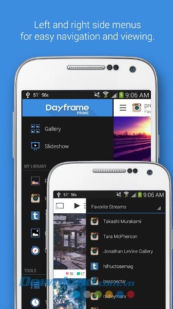 Thao tác linh hoạt với Dayframe