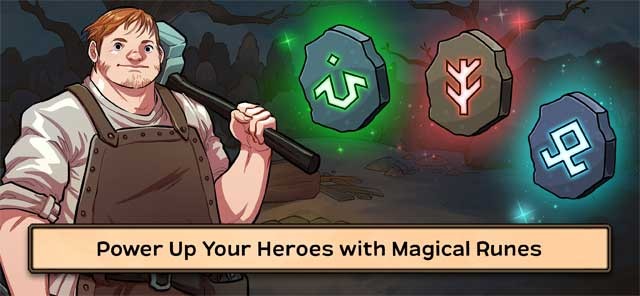 Nâng cấp anh hùng của bạn với đá Rune phép thuật