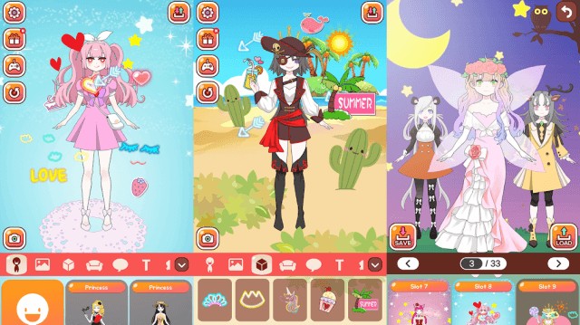 Mặc trang phục và tạo ra các nàng công chúa xinh đẹp trong game Dazzling Princess