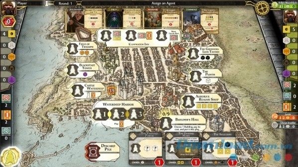 Bản đồ game chiến thuật hấp dẫn D&D Lords of Waterdeep cho Android