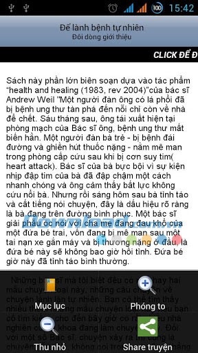 Để lành bệnh tự nhiên for Android