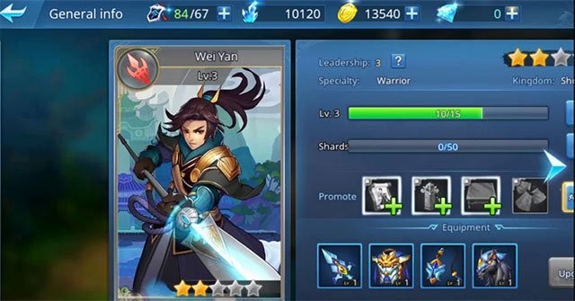 Tính năng của từng thẻ tướng