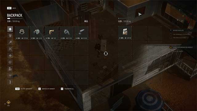 Sử dụng vật phẩm đã thu thập để xây dựng các tòa nhà và nghiên cứu