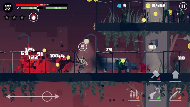 Nhiều giai đoạn với các loại zombie khác nhau