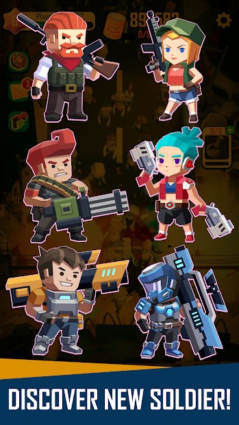 Tuyển dụng nhiều người lính khác nhau vào lực lượng chiến đấu của bạn