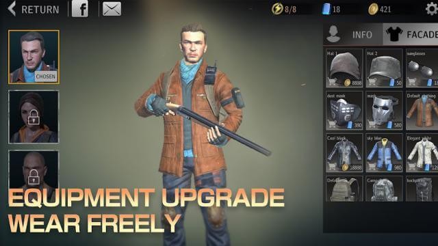 Nâng cấp trang thiết bị tự do