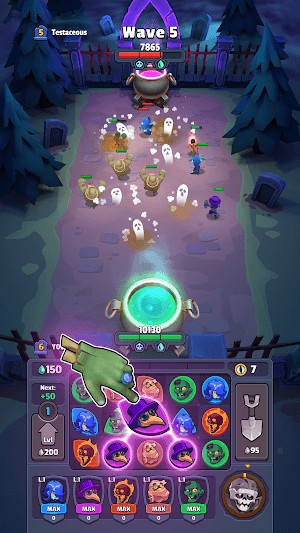 Tập hợp đội quân quái vật mạnh nhất, chiến đấu và đánh bại tất cả kẻ thù