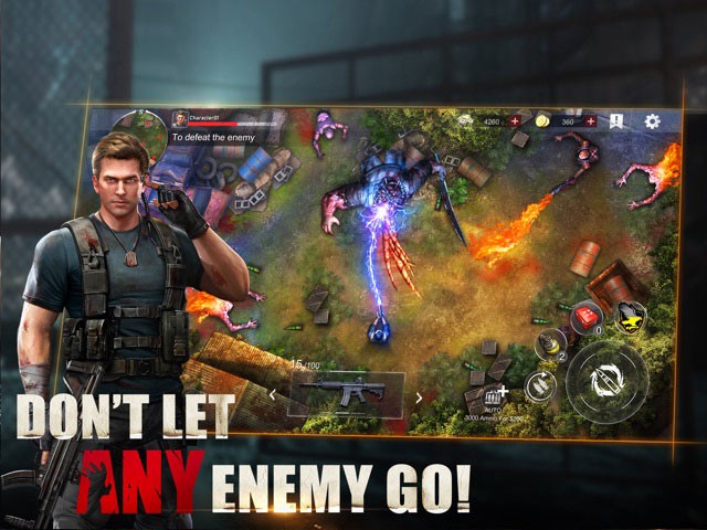 Đừng để bất kỳ kẻ thù nào chạy thoát trong cuộc chiến với zombie trong game Dead Zombie Shooter: Survival