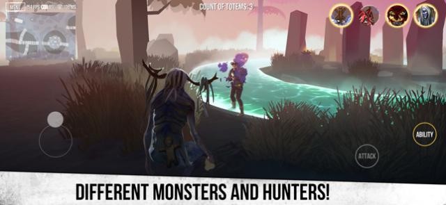 Game Deadrite Hunt có nhiều quái vật và thợ săn khác nhau