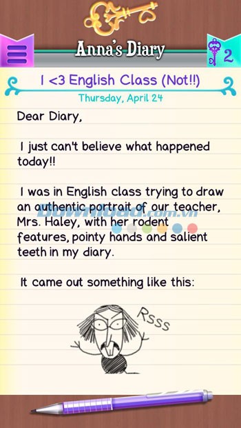 Đọc nhật ký của Anna