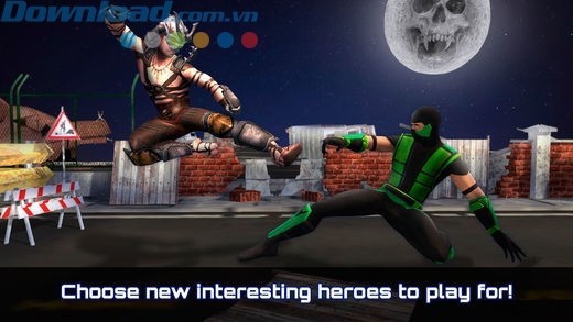 Chiến đấu với trong vai anh hùng yêu thích của bạn