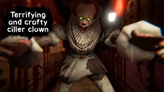 Tìm cách thoát khỏi tên hề đáng sợ trong game Death Park for Android