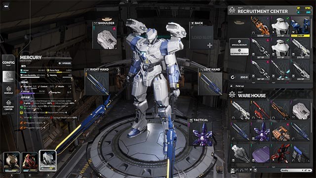 Xây dựng và tùy chỉnh cỗ máy chiến đấu hoàn hảo bằng vũ khí và công nghệ mới nhất