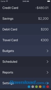 Theo dõi các khoản chi tiêu