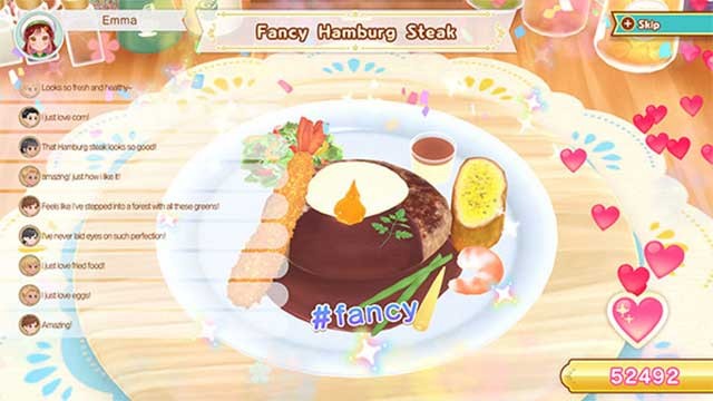 Chia sẻ những món ăn mình tự tạo ra trên mạng xã hội của game