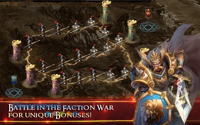 Kết nối các Faction để giành lấy Bonus siêu mạnh trong game Deck Heroes: Legacy