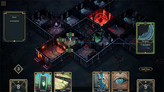 Sử dụng các lá bài để dọa các nạn nhân