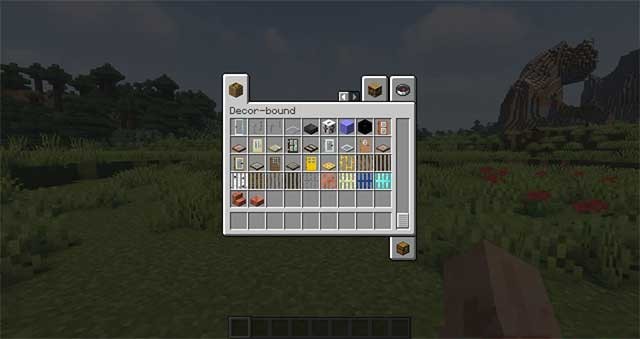 Decor-bound Mod 1.17.1 - 1.18.1 sẽ bổ sung vào Minecraft các vật dụng trang trí mới