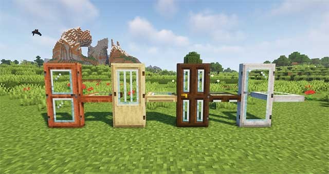 Những cánh cửa có màu sắc tươi sáng sẽ giúp căn cứ của người chơi trở nên đẹp hơn