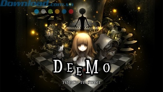 Giao diện game âm nhạc Deemo cho iPhone, iPad