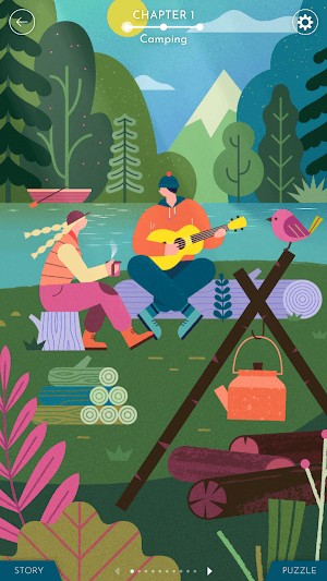 Deer My Friend là game giải đố có thiết kế hình ảnh độc đáo, đẹp mắt