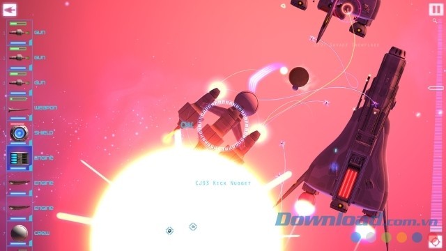 Tham gia vào các trận chiến quyết liệt trong game bắn súng không gian