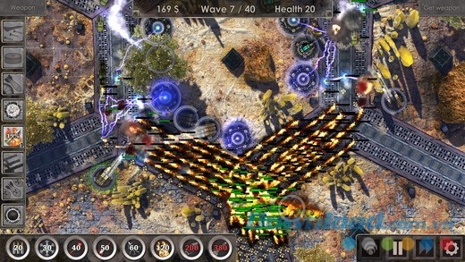 Defense Zone 3 HD cho iOS thách thức game thủ với hàng loạt trận chiến sinh tử
