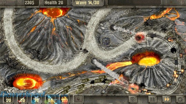 Trận chiến đẹp mắt trên núi lửa