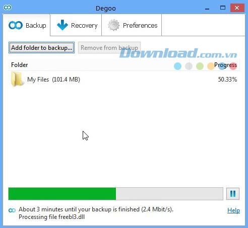 Quá trình sao lưu