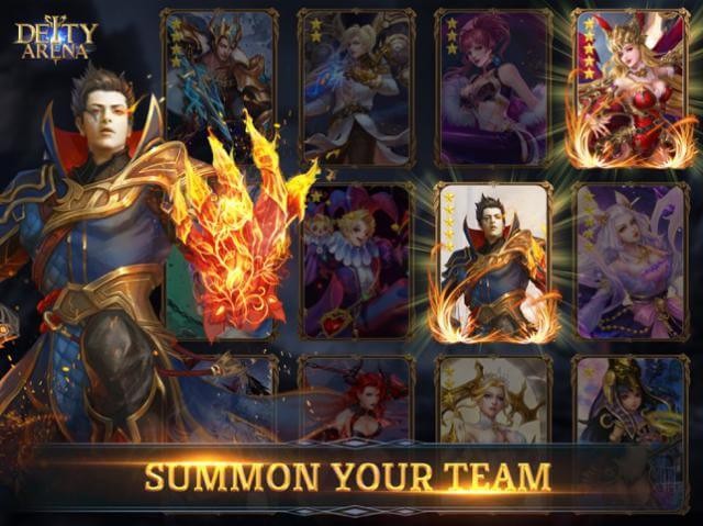 Triệu hồi và xây dựng đội quân mạnh mẽ của bạn trong game Deity Arena