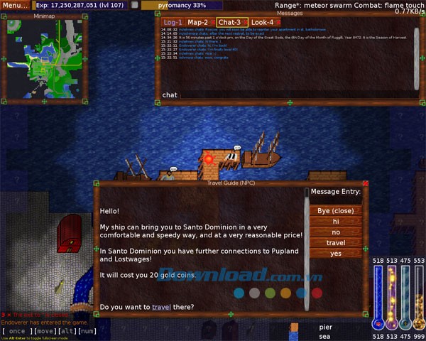 Deliantra MMORPG Client cho Mac