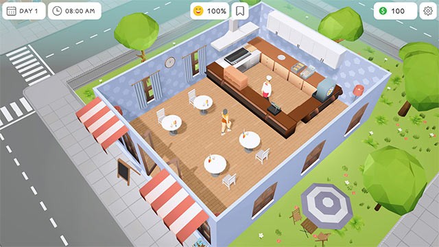 Quản lý nhà hàng bánh mì kẹp trong game Delicious Burger